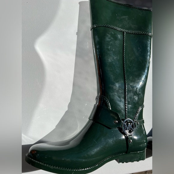Green MK Rain boots - Picture 5 of 6